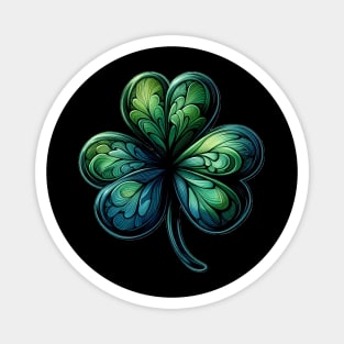 St. Patrick's Day Shamrock - Lucky Swirls Magnet